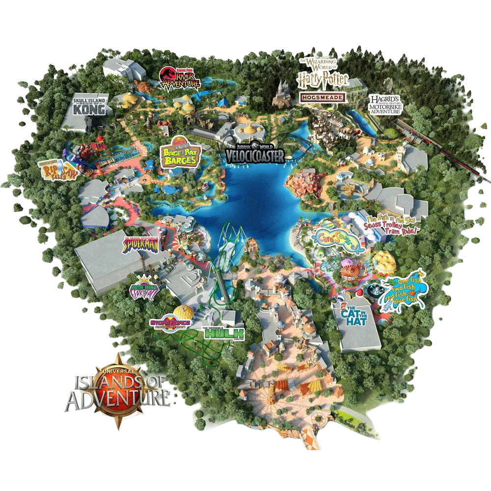 Mapa Universal Studios